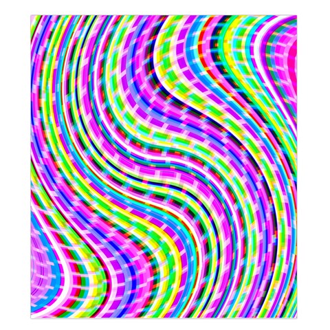 Neon Trippy Swirls Twirls Design Duvet Cover Double Side (King Size) from ArtsNow.com Front