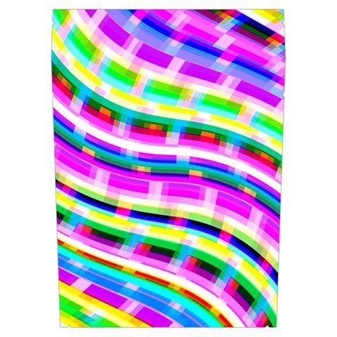 Neon Trippy Swirls Twirls Design Everyday Shoulder Bag with Pouch Bag from ArtsNow.com Right Pocket