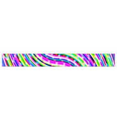 Neon Trippy Swirls Twirls Design Waist Pouch (Small) from ArtsNow.com Bottom