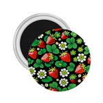 Strawberries Pattern 2.25  Magnets