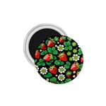 Strawberries Pattern 1.75  Magnets