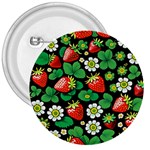 Strawberries Pattern 3  Buttons