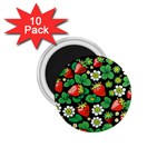 Strawberries Pattern 1.75  Magnets (10 pack) 