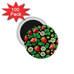 Strawberries Pattern 1.75  Magnets (100 pack) 