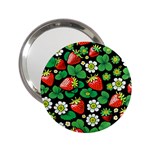 Strawberries Pattern 2.25  Handbag Mirrors