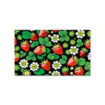 Strawberries Pattern Sticker (Rectangular)