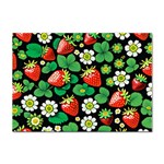 Strawberries Pattern Sticker A4 (10 pack)