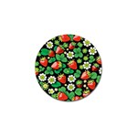 Strawberries Pattern Golf Ball Marker