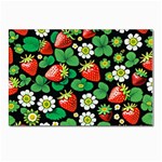 Strawberries Pattern Postcards 5  x 7  (Pkg of 10)