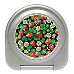 Strawberries Pattern Travel Alarm Clock