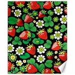 Strawberries Pattern Canvas 16  x 20 