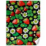 Strawberries Pattern Canvas 36  x 48 