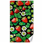 Strawberries Pattern Canvas 40  x 72 