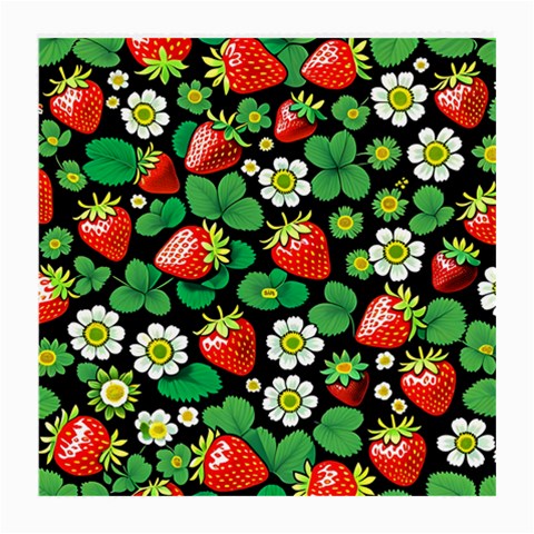 Strawberries Pattern Medium Glasses Cloth from ArtsNow.com Front