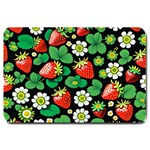 Strawberries Pattern Large Doormat