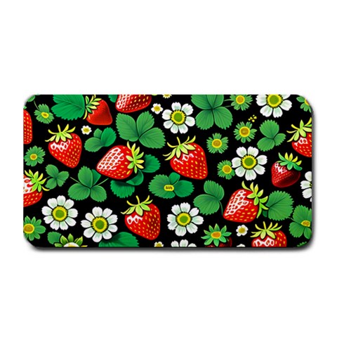 Strawberries Pattern Medium Bar Mat from ArtsNow.com 16 x8.5  Bar Mat