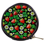 Strawberries Pattern Mini Makeup Bag