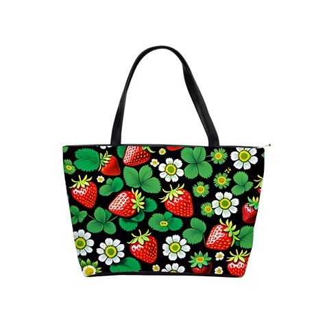 Strawberries Pattern Classic Shoulder Handbag from ArtsNow.com Front