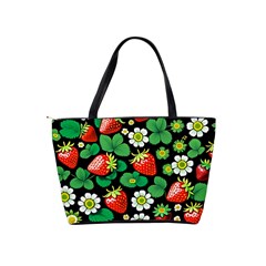 Strawberries Pattern Classic Shoulder Handbag from ArtsNow.com Back