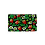 Strawberries Pattern Cosmetic Bag (Small)