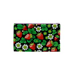 Strawberries Pattern Cosmetic Bag (Small) from ArtsNow.com Back