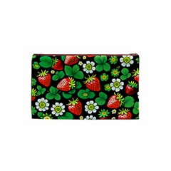 Strawberries Pattern Cosmetic Bag (Small) from ArtsNow.com Back