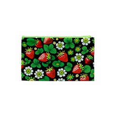 Strawberries Pattern Cosmetic Bag (Small) from ArtsNow.com Back