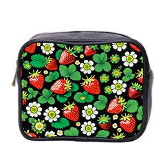 Strawberries Pattern Mini Toiletries Bag (Two Sides) from ArtsNow.com Front