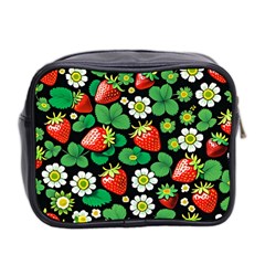 Strawberries Pattern Mini Toiletries Bag (Two Sides) from ArtsNow.com Back