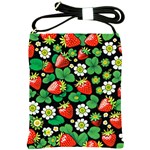 Strawberries Pattern Shoulder Sling Bag