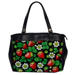 Strawberries Pattern Oversize Office Handbag