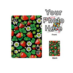 Ace Strawberries Pattern Playing Cards 54 Designs (Mini) from ArtsNow.com Front - SpadeA