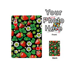 Strawberries Pattern Playing Cards 54 Designs (Mini) from ArtsNow.com Front - Heart2