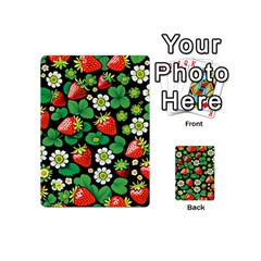 Strawberries Pattern Playing Cards 54 Designs (Mini) from ArtsNow.com Back