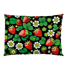 Strawberries Pattern Pillow Case (Two Sides) from ArtsNow.com Front