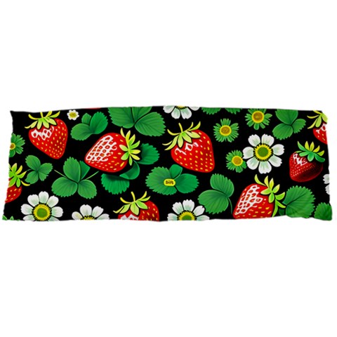 Strawberries Pattern Body Pillow Case Dakimakura (Two Sides) from ArtsNow.com Front