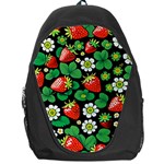 Strawberries Pattern Backpack Bag