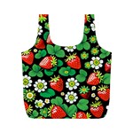 Strawberries Pattern Full Print Recycle Bag (M)