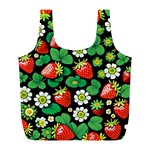 Strawberries Pattern Full Print Recycle Bag (L)