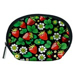 Strawberries Pattern Accessory Pouch (Medium)