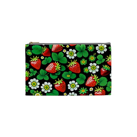 Strawberries Pattern Cosmetic Bag (XS) from ArtsNow.com Front