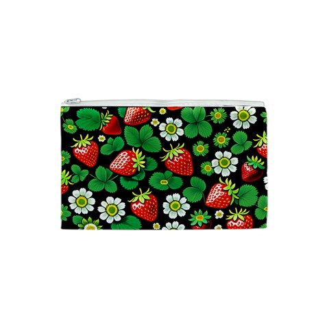 Strawberries Pattern Cosmetic Bag (XS) from ArtsNow.com Front