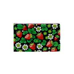 Strawberries Pattern Cosmetic Bag (XS) from ArtsNow.com Front