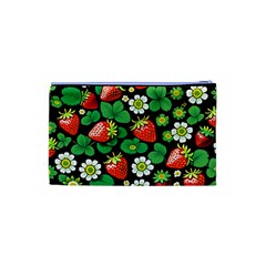 Strawberries Pattern Cosmetic Bag (XS) from ArtsNow.com Back