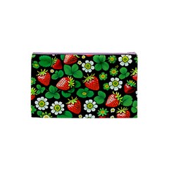 Strawberries Pattern Cosmetic Bag (XS) from ArtsNow.com Back