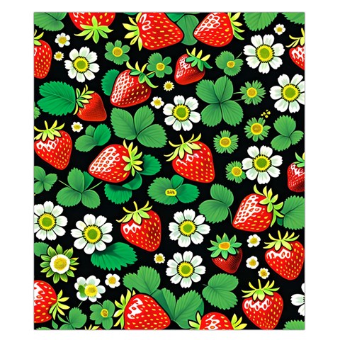 Strawberries Pattern Duvet Cover Double Side (California King Size) from ArtsNow.com Front