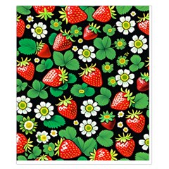 Strawberries Pattern Duvet Cover Double Side (California King Size) from ArtsNow.com Front