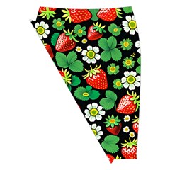 Strawberries Pattern Midi Wrap Pencil Skirt from ArtsNow.com Front Left