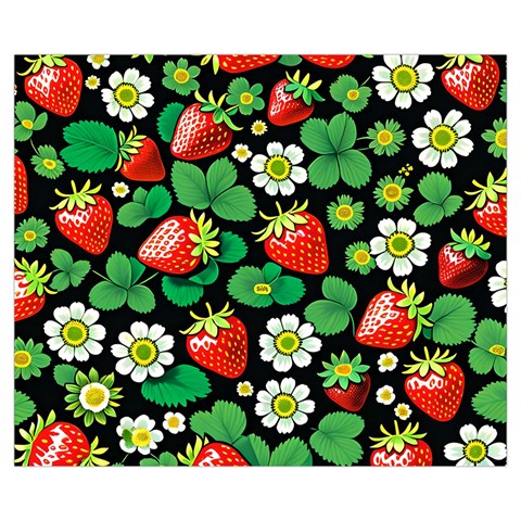 Strawberries Pattern Medium Tote Bag from ArtsNow.com Front