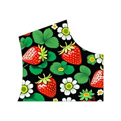 Strawberries Pattern Women s Button Up Vest from ArtsNow.com Top Right